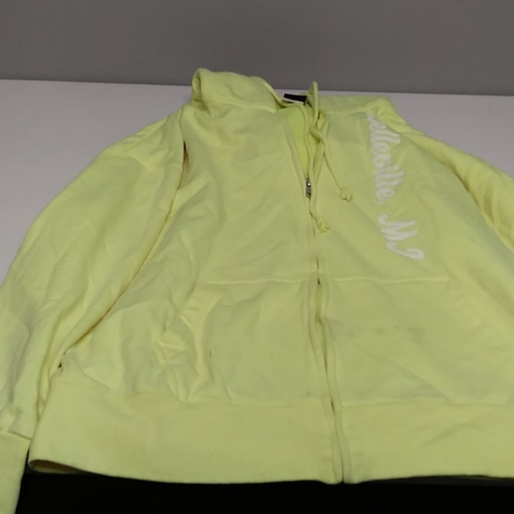 Bright Yellow Hi visibility sweatshirt hoodie - Picture 1 of 8